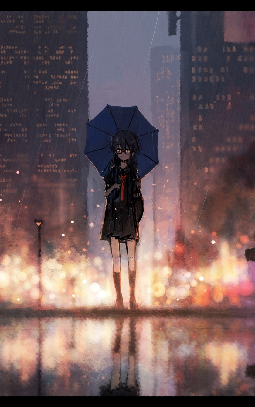 41 Anime Rain Wallpapers  WallpaperSafari