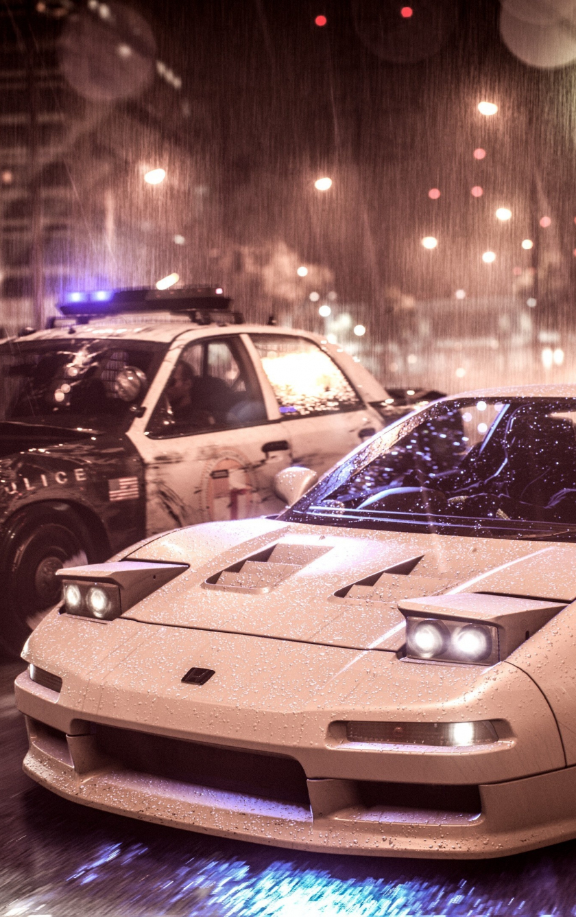 Download 840x1336 Wallpaper Need For Speed Acura Nsx Vs Police Car Iphone 5 Iphone 5s Iphone 5c Ipod Touch 840x1336 Hd Image Background 7773