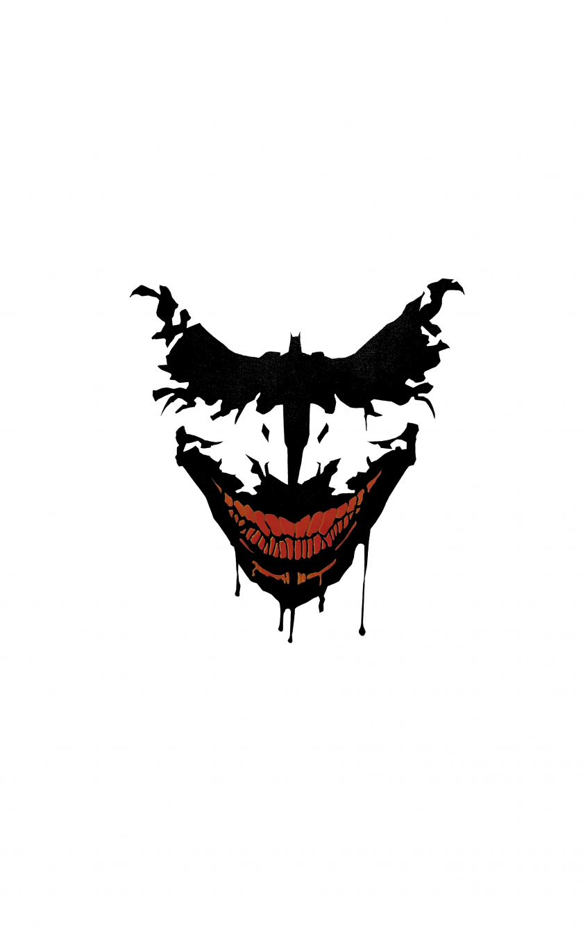 Download wallpaper 840x1336 joker, smile, minimal, art, iphone 5, iphone  5s, iphone 5c, ipod touch, 840x1336 hd background, 17679
