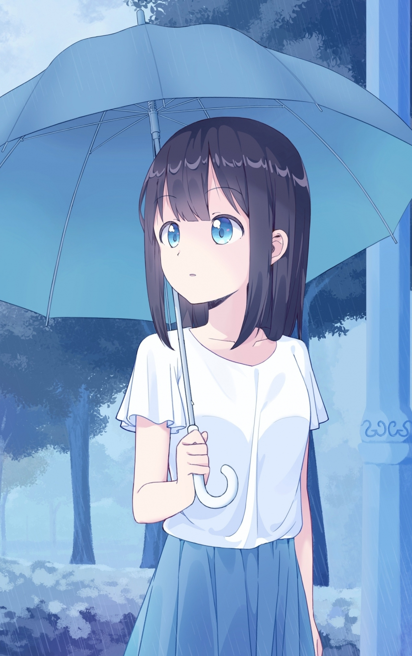 Download 840x1336 Wallpaper Anime Girl Cute With Umbrella Art Iphone 5 Iphone 5s Iphone 5c Ipod Touch 840x1336 Hd Image Background 18103