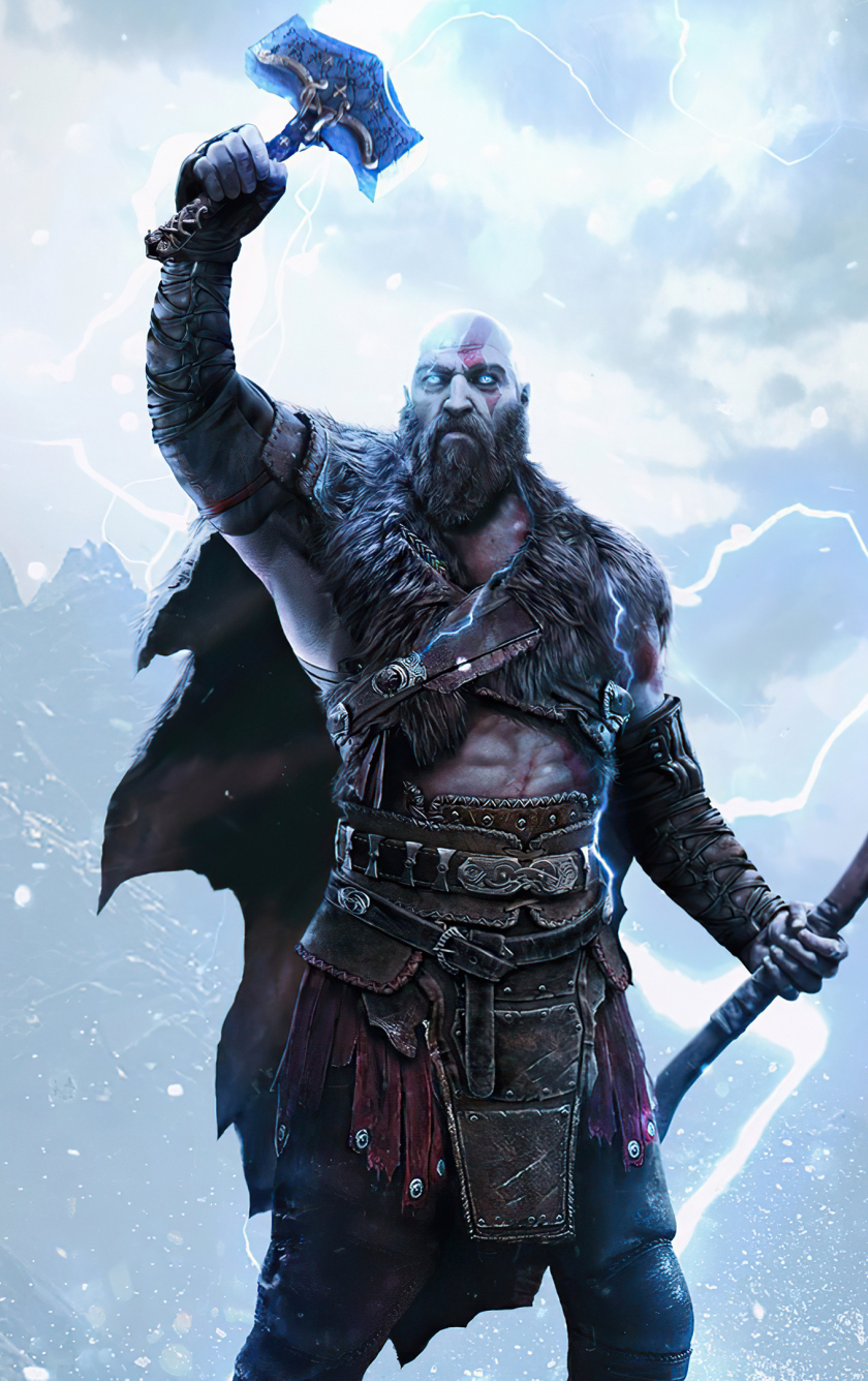 1242x2688 Kratos in God of War Ragnarok Iphone XS MAX Wallpaper HD Games  4K Wallpapers Images Photos and Background  Wallpapers Den