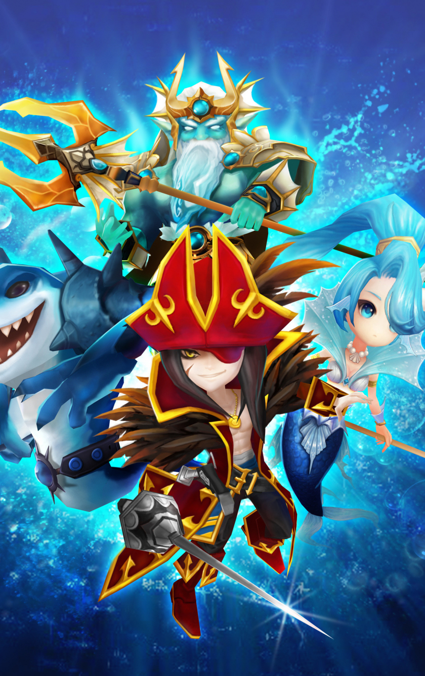 Download wallpaper 840x1336 summoners war: sky arena, mobile game, pirates,  iphone 5, iphone 5s, iphone 5c, ipod touch, 840x1336 hd background, 1502