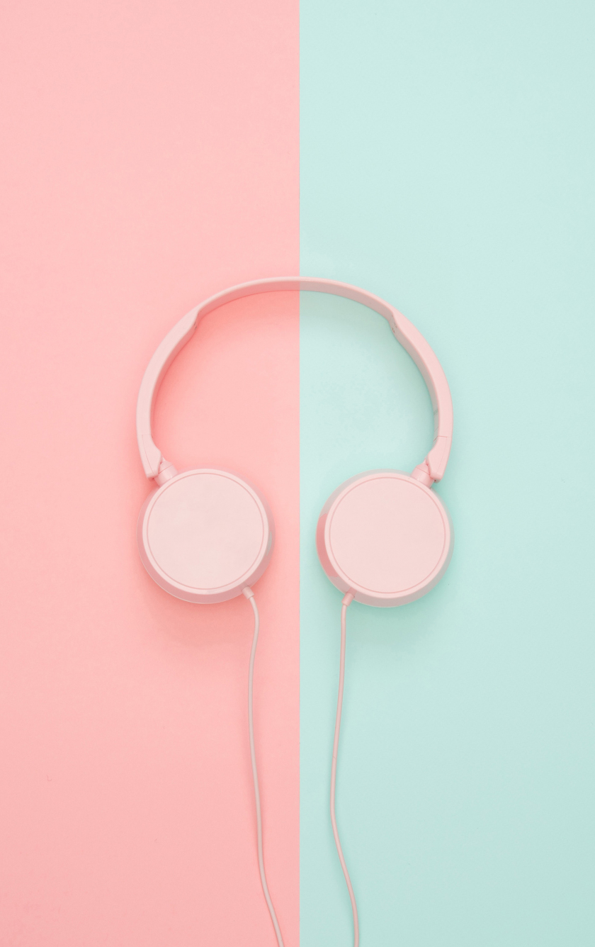 Download wallpaper 840x1336 headphones, music, minimal, iphone 5, iphone 5s,  iphone 5c, ipod touch, 840x1336 hd background, 7079