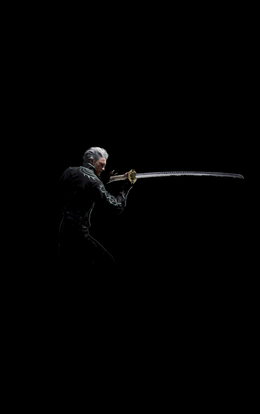 Download wallpaper 840x1336 vergil, devil may cry 5, minimal, 2020, iphone 5,  iphone 5s, iphone 5c, ipod touch, 840x1336 hd background, 26353