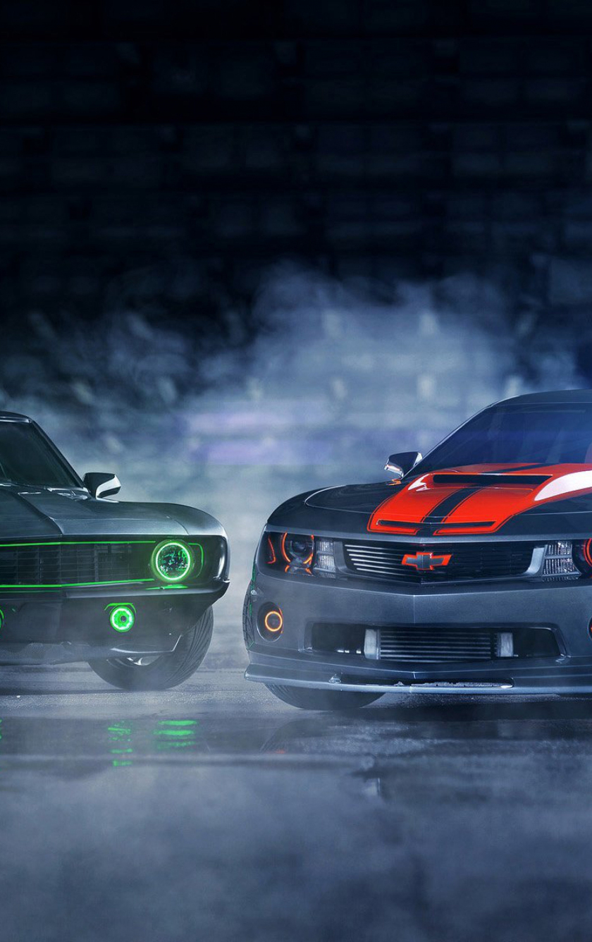 Download wallpaper 840x1336 chevrolet camaro, low rider, muscle car, iphone  5, iphone 5s, iphone 5c, ipod touch, 840x1336 hd background, 327