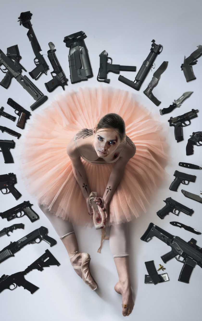 Download   840x1336 Ballerina 2024 Movie Gun And Dance   Ballerina 2024 Gun And Dance 