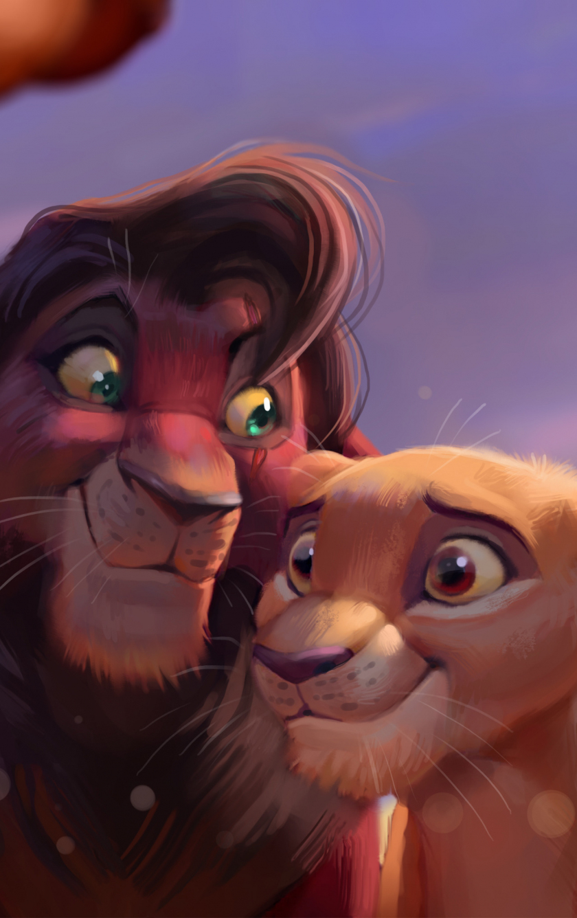 Picpile: Lion King Animated Ultra, Simba and Nala HD phone wallpaper |  Pxfuel