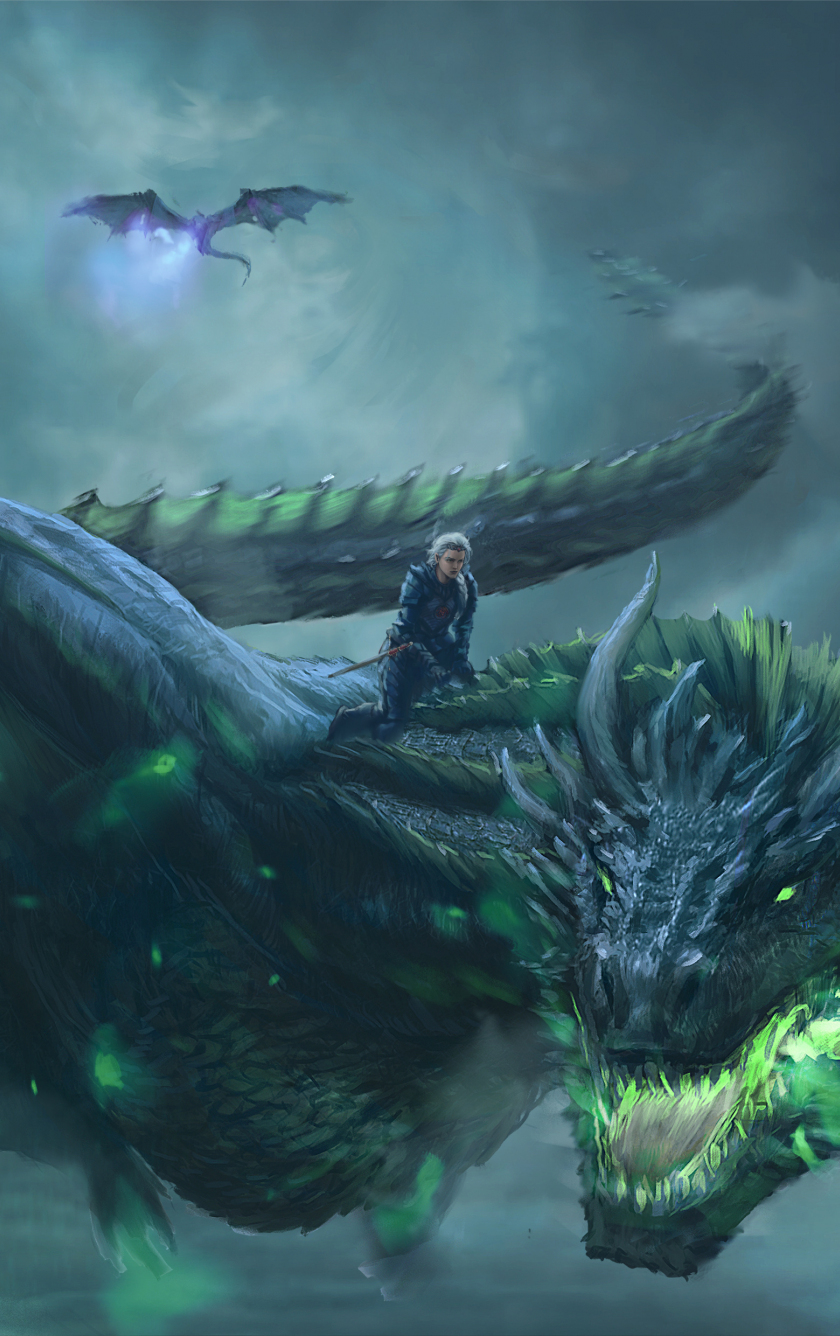 Download 840x1336 Wallpaper Daenerys Targaryen Dragon Ride Game
