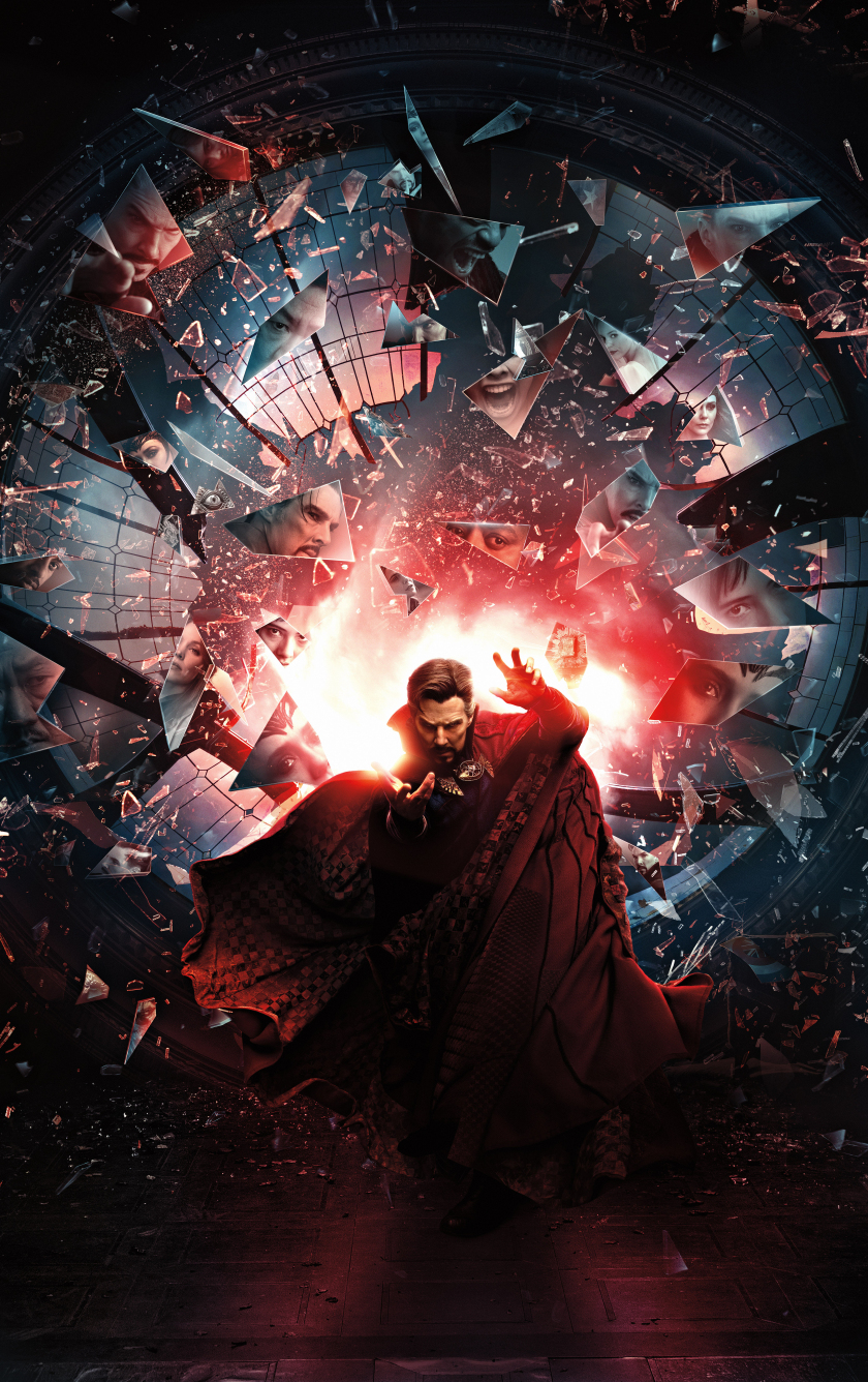 Doctor Strange in the Multiverse of Madness, movie poster, 2022, 840x1336 wallpaper