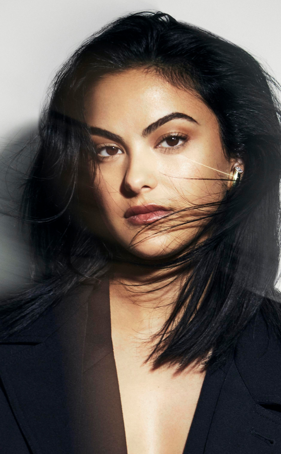 Download wallpaper 950x1534 camila mendes, hunger magazine, actress