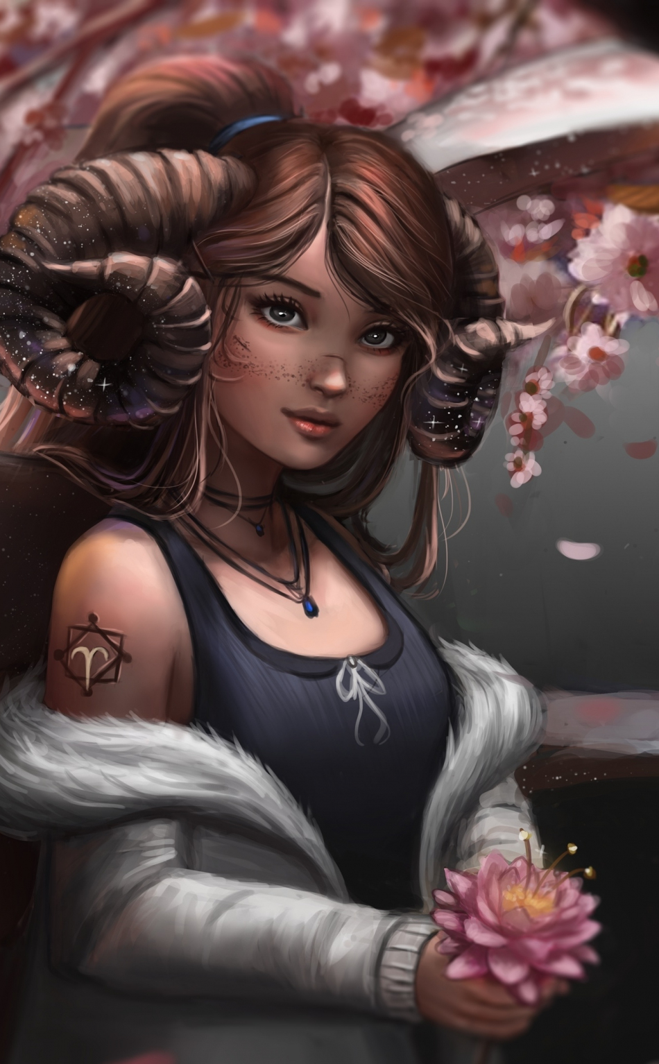 Free Custom Sage Goddess Downloadable Aries Wallpaper - Sage Goddess