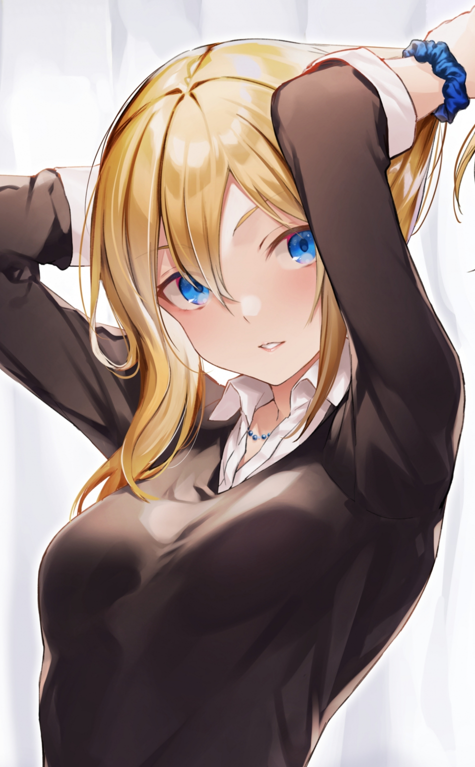 Download Wallpaper 950x1534 Anime Girl Blue Eyes Blonde Original Iphone 950x1534 Hd 