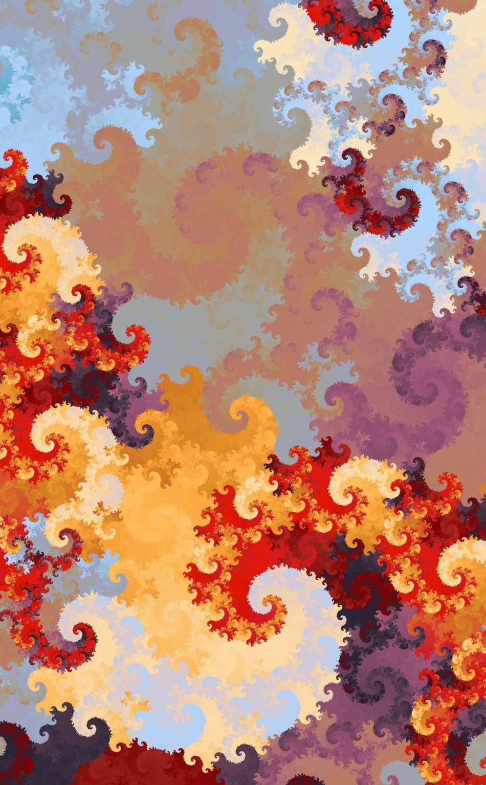 Swirl, abstract, fractal, pattern, 950x1534 wallpaper