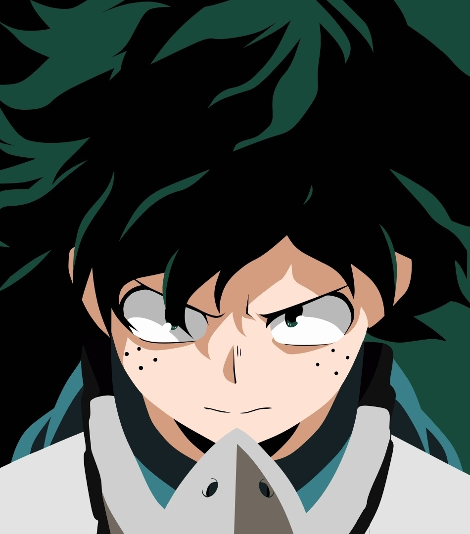 Download 950x1534 Wallpaper Angry Face Izuku Midoriya Boku No