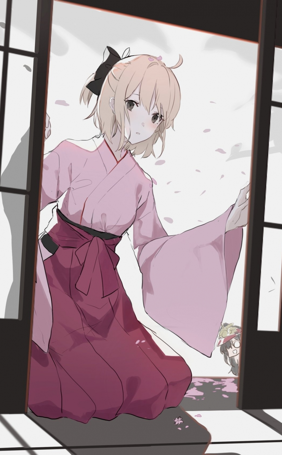 Download Sakura Saber Fate Stay Night Art 950x1534 Wallpaper Iphone 950x1534 Hd Image Background