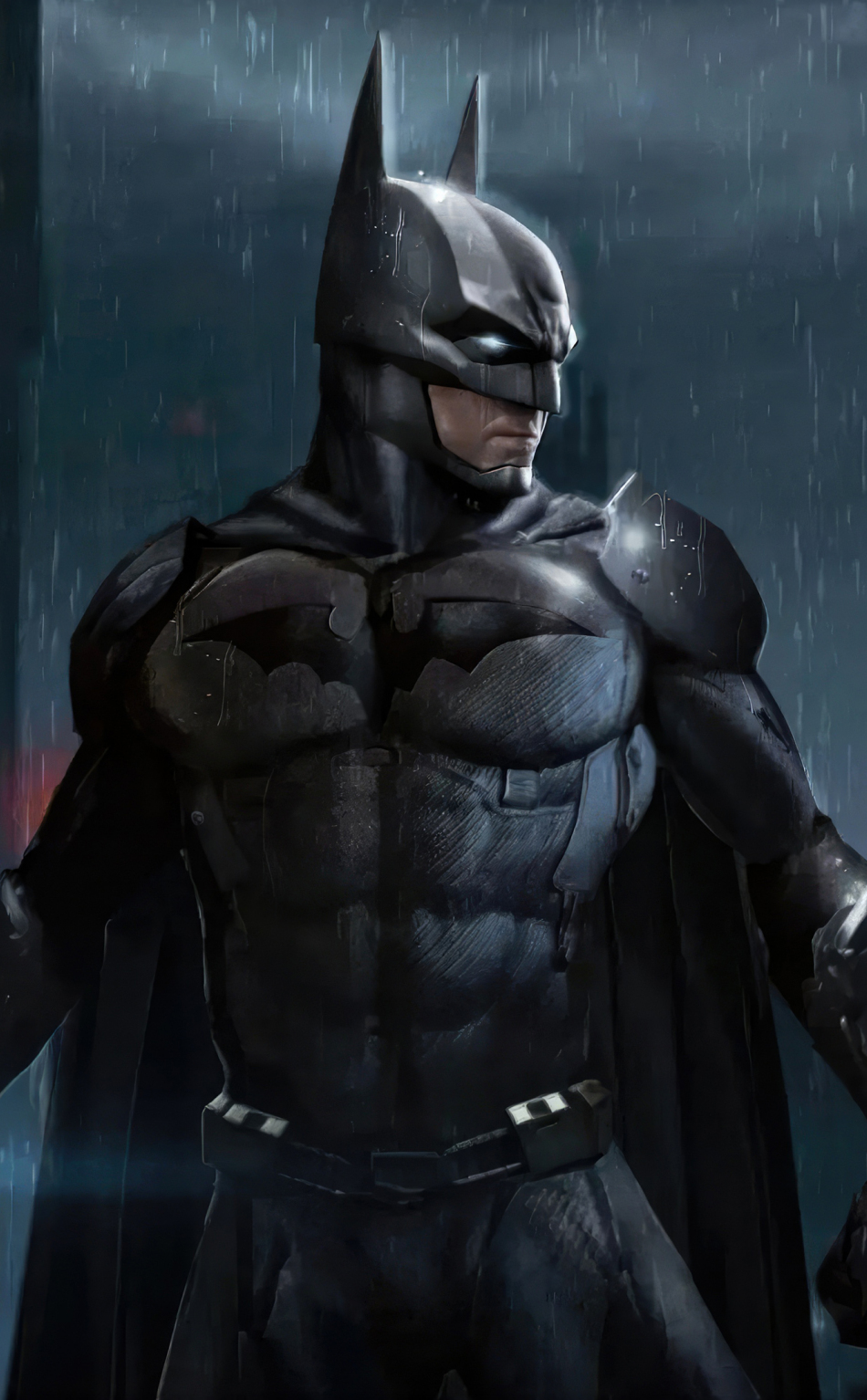 Download wallpaper 950x1534 concept art, the batman of dc universe ...