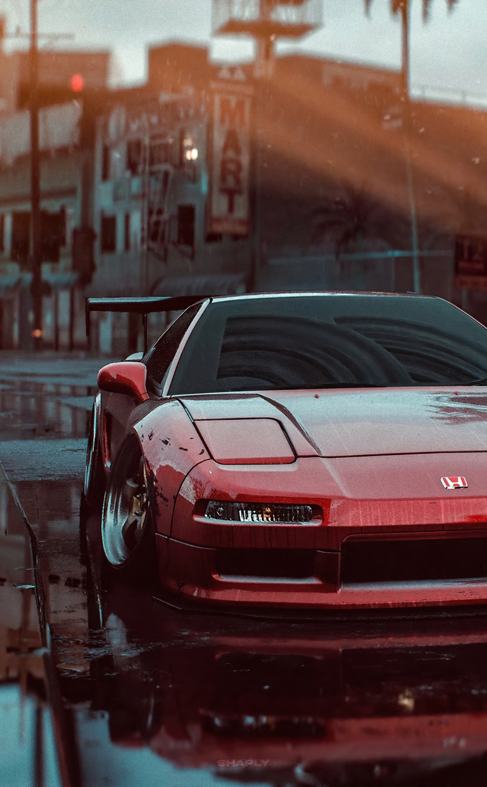 Download 950x1534 Wallpaper Red Honda Nsx Need For Speed Video Game Iphone 950x1534 Hd Image Background