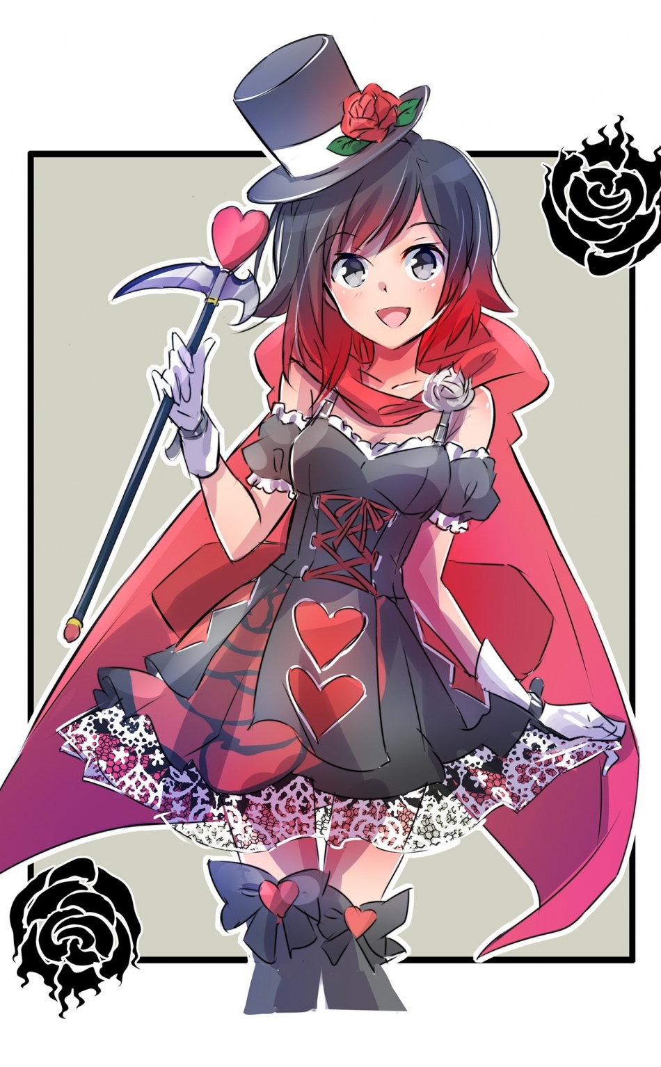 Ruby Rose Wallpaper enjoy I dont know who the artist is I even tried  finding  rRWBY