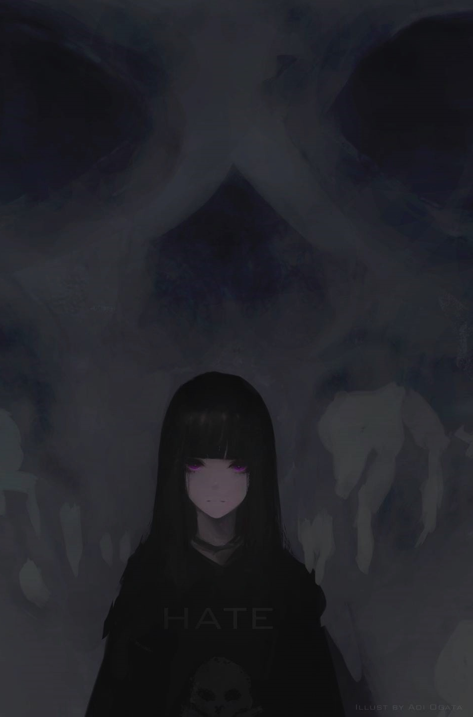 Dark Anime Girls Aesthetic : Dark Aesthetic Dark Anime Girl Novocom Top