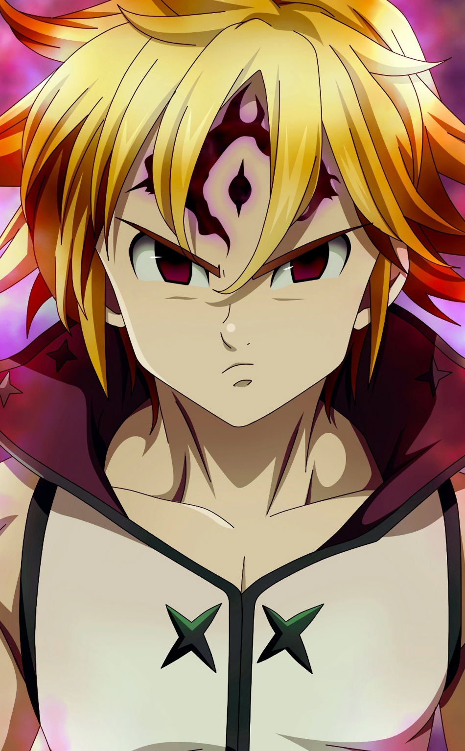 Download wallpaper 950x1534 angry, anime boy, meliodas, iphone, 950x1534 hd  background, 10164