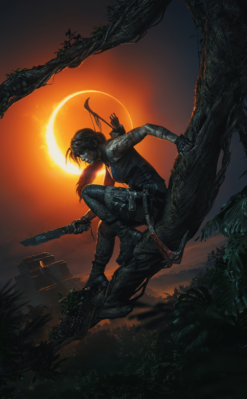 Download 950x1534 wallpaper shadow of the tomb raider ...