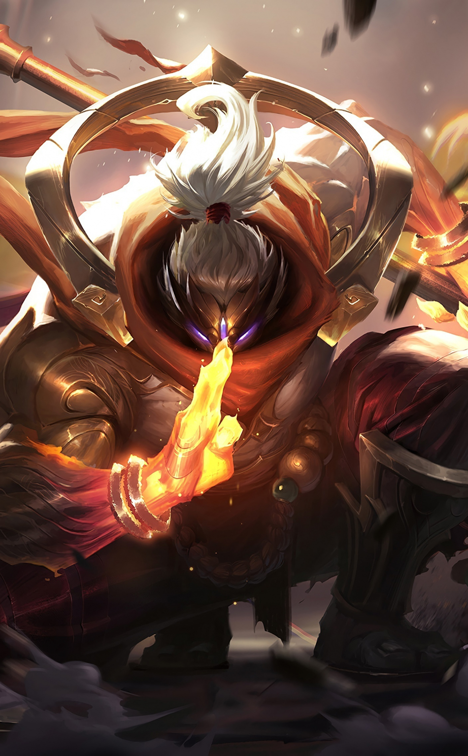 Download Wallpaper 950x1534 Jax, League Of Legends, Warrior, Online 