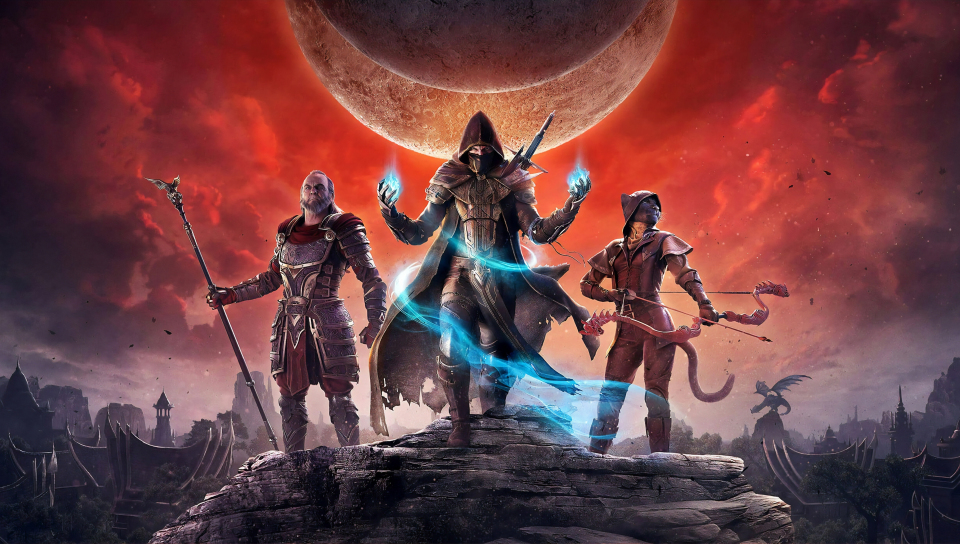 The Elder Scrolls Online, warriors, game, 960x544 wallpaper