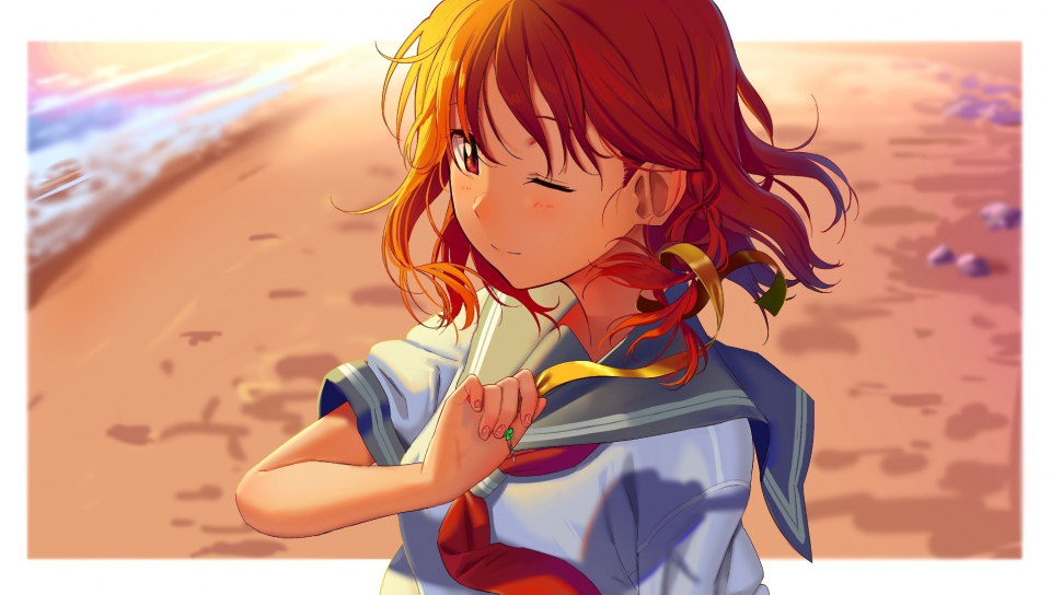 Download Cute Chika Takami Love Live Outdoor 960x544 Wallpaper Playstation Ps Vita 960x544 Hd Image Background 6796