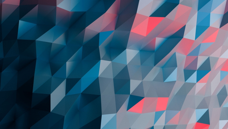 Multi-color, polygons, art, 960x544 wallpaper
