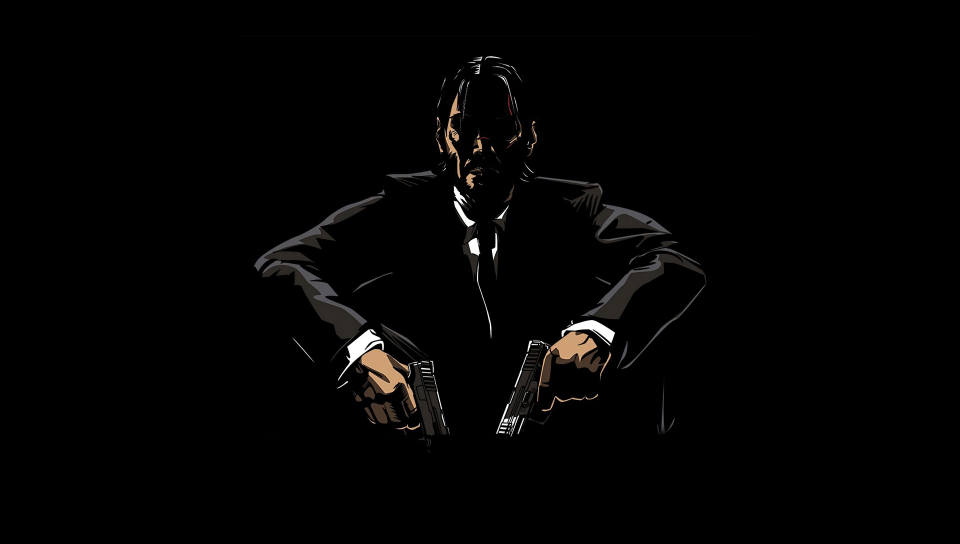 Download Wallpaper X Dark Movie Art John Wick Minimal Playstation Ps Vita X Hd