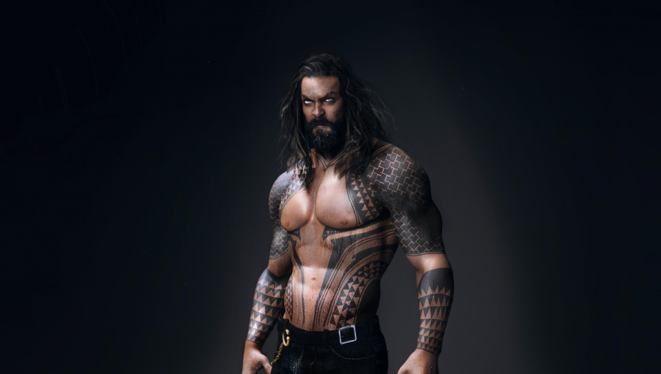 Aquaman, Jason Momoa, tattoo, 960x544 wallpaper