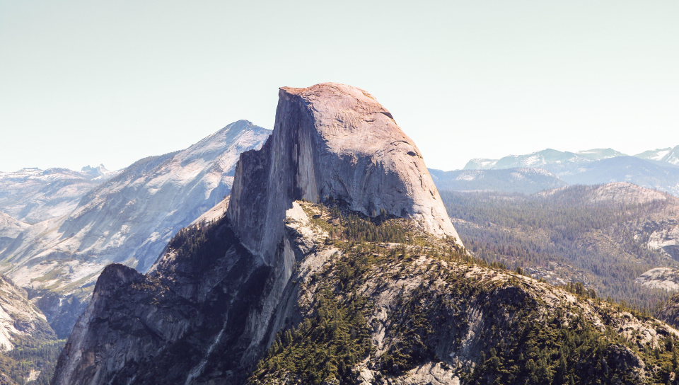 Half Dome, Yosemite valley, national park, nature, 960x544 wallpaper