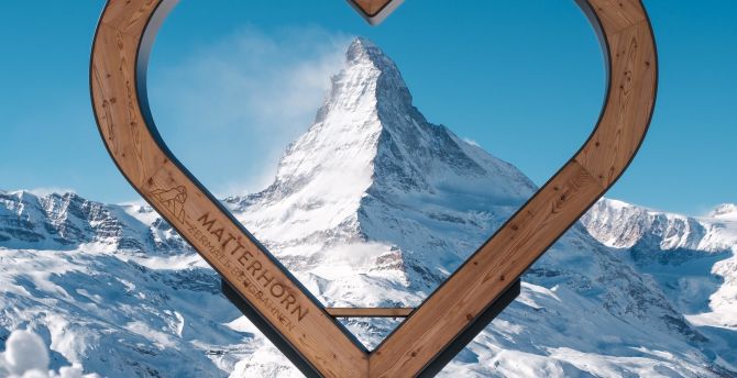Winter, Matterhorn, nature wallpaper