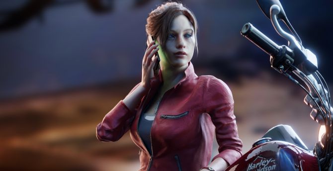 Claire Redfield, beautiful, Resident Evil, game art wallpaper