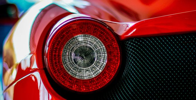 Taillight, rear, Ferrari 458 wallpaper