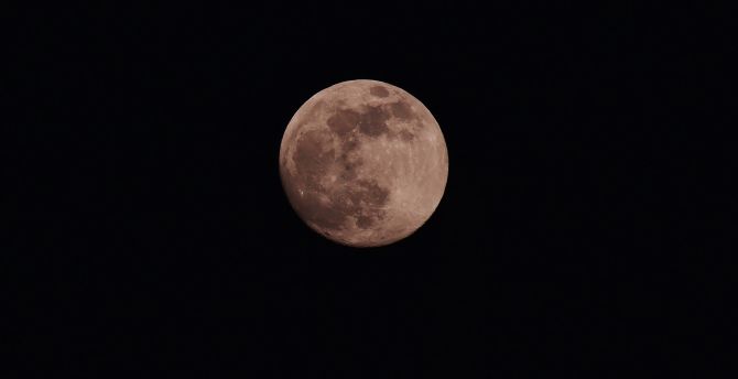 Full moon, lunar night wallpaper