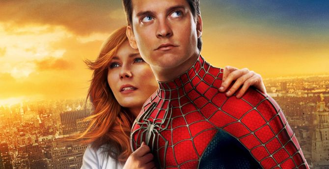 Spider-man, 2002 movie, poster wallpaper