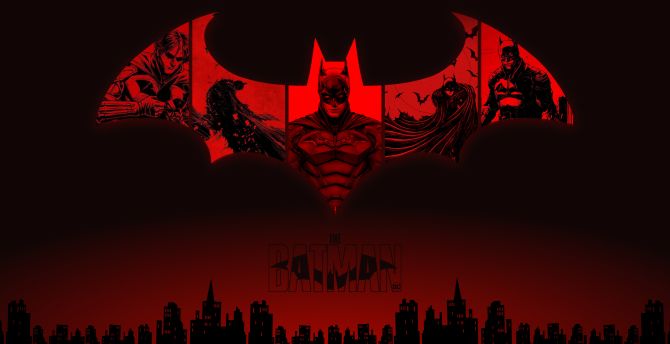 The Batman movie, 2022 movie, 8k poster wallpaper