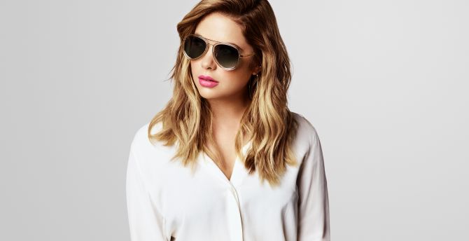 Ashley benson, sunglasses, blonde, 2017 wallpaper
