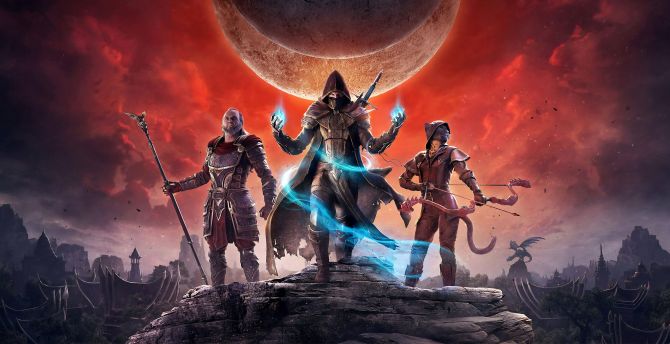 The Elder Scrolls Online, warriors, game wallpaper