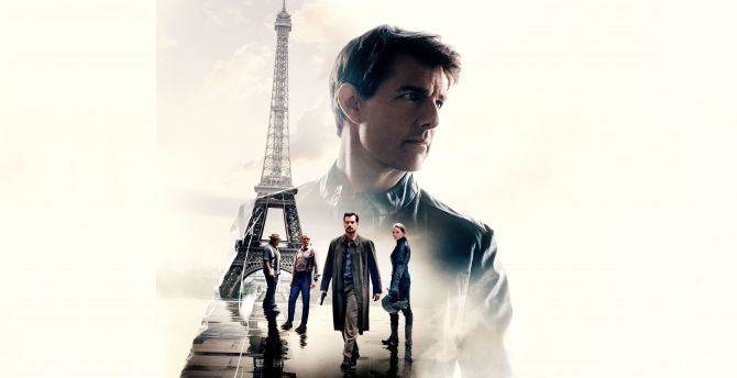 Tom Cruise, Mission: Impossible – Fallout, 2018 movie, poster wallpaper