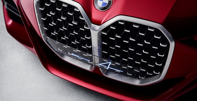 Front, BMW Concept 4, 2019 wallpaper