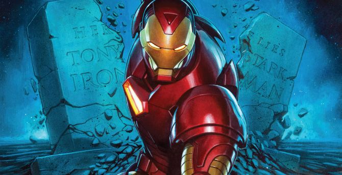Iron man, superhero, comics wallpaper