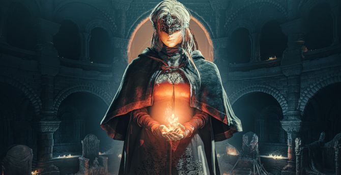 Dark Souls 3, video game, girl wizard character, 2022 wallpaper