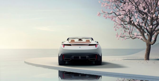 ROLLS-ROYCE ARCADIA DROPTAIL, 2024 luxurious, artful work of car wallpaper