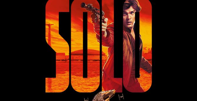 Solo: A star wars story, 2018 movie, typo wallpaper