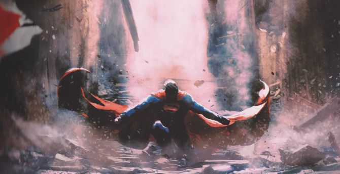 Superman, art, justice League, 2018 wallpaper