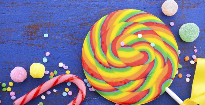 Lollipop. candies, colorful wallpaper