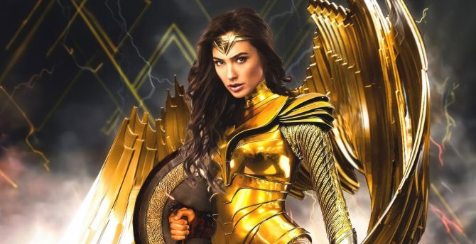 Golden Armour, The Wonder Woman, 2023 wallpaper