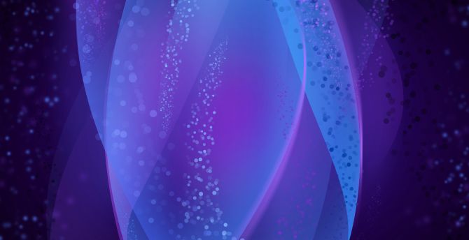 Bokeh, purple, digital art wallpaper